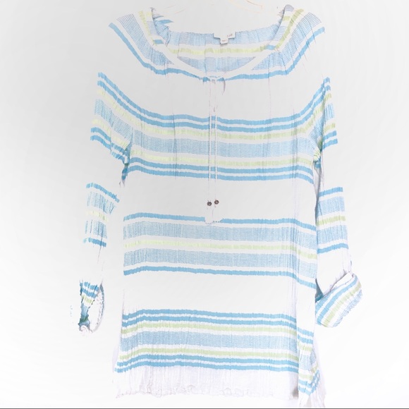 J. Jill Striped Blouse - Picture 1 of 7